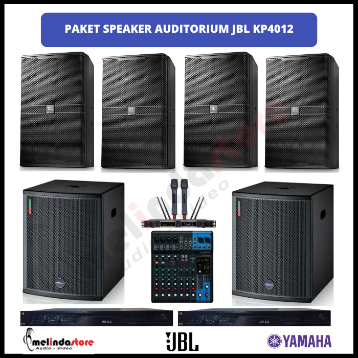 Paket Live Music | Auditorium | PA System | Lapangan | Speaker JBL KP4012 | 4 Speaker 2 Subwoofer